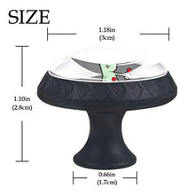 Set di 4 maniglie rotonde per armadio da cucina, credenza, cassettiera, cassettiera, con viti, per cucina, comò, armadietto, bagno, armadio