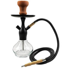 GSYH Alluminio Hookah Set, 35Cm Shisha Tubi Completi Fumatori Tubo di Acqua per Il Partito di Sala,Nero