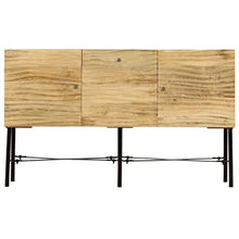 vidaXL Credenza Elegante Vintage Armadietto Madia Cassettiera Dispensa Vetrina Arredo Soggiorno Armadio Arredamento Legno Massello di Mango