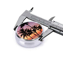 Florida Breeze Chad Dutson - Contenitore rotondo per pillole a 3 scomparti, in metallo, per medicina e vitamina