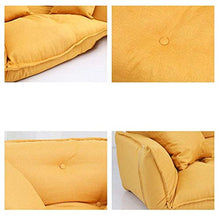 zvcv Tatami Lazy Couch Multicolor Bean Bag Doppio Divano Pieghevole Camera da Letto Balcone bay Window Coppia Comfort Chair Regalo Due Cuscini, Mobili per Il Tempo Libero