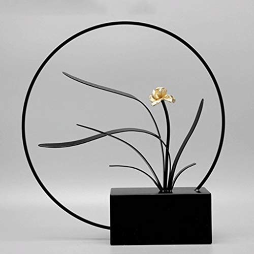 GFDFD Creative Iron Art Home Soggiorno Wine Cabinet Ingresso TV Cabinet Office Zen Lucky Decorations (Color : A)