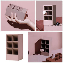 Cabilock Custodia Portaoggetti per Lucidalabbra a 6 Slot Contenitore per Espositore per Rossetto in Silicone Organizer per Rack Cosmetico da Tavolo
