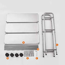 Rack Armadietto portaoggetti Stoccaggio Stretto Acciaio Inox 304 Atterraggio Multi-Strato Che può Essere spostato Cucina, Bagno Contenitore
