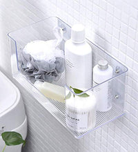 Piazza Doccia Accessori bagagli, nessuna perforazione doccia Toilette parete appeso Vanity Asciugacapelli Cucina WC bagagli Mensola WTZ012 (Color : Champagne)