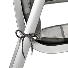 Beautissu Cuscino per Sdraio, poltrone e sedie da Giardino Sunny GK Grigio 120x50x6cm - Extra Comfort - Colori Resistenti ai Raggi UV