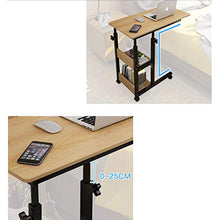 WSNBB Comodino Tavolo Portatile Tavolo Pigro Comodino Tavolino in Camera da Letto Mobile da Sollevamento Mini Studente Semplice (Color : A, Size : 80cm)