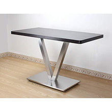 Base da tavolo in acciaio inox a forma di V, 70 cm, utilizzabile in ristoranti, arredi, feste, matrimoni, ecc