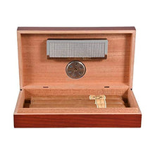 XYW Accessori del Sigaro Cigar Humidor - Classic Cigar Humidor con umidificatore e igrometro Grande capacità Cigar Box for Club Desktop portasigari Accessori mantenerlo Fresco Migliorare Il Gusto