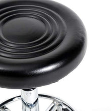 ZXYDD Sgabello rotondo con linee di rotazione sgabello da bar, regolabile a gas, per parrucchieri, manicure, massaggi, spa, salone di bellezza, colore nero