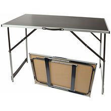 Brüder Mannesmann Werkzeuge Mannesmann M70111-Tavolo Multifunzione Pieghevole, Grigio