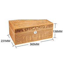Caishuirong Cigar Box di stoccaggio Intagliato Spagna fragrante Legno di qualita Insieme di Fumo Legno di Cedro Collection Grade Mano Cigar Box Perfetto da Usare in Ufficio e Camera da Letto