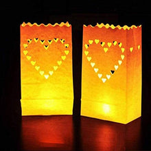 ARTFFEL Vola 30pcs Candela Borsa Resistente alla Fiamma Lanterna Luce Hollow Borse Candela Sacchetti Tealight Sacchetti for la Festa Nuziale .Compleanno