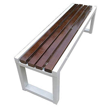 UWY Panca da Esterno per Parco panchina in Legno, Robusto Telaio in ghisa Sedile a doghe per Città/Cortile, Moderno Tavolo da Pranzo e panche Anti-corrosione per Il Tempo Libero, per Passaggio