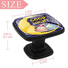 cartoon owls and text Pomelli per Porta Set di 4 Pomelli per Mobili Manopole per Cassetti Cucina Armadio Vetro