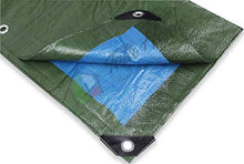 Telo Hunter Multiuso Antistrappo Rinforzato e con Occhielli Double Face Verde e Blu Misura cm 200X300 Metri 2X3