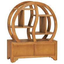Tidyard Armadietto Armadio Design Retro con Mensola e Cassetti Yin Yang in Legno di Teak 68x26x83 cm/100x26x112 cm,Mobile Mobiletto Soggiorno Retro con Mensola e Cassetti in Legno