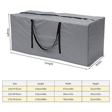Beenle-Icey Coperture per Nobili da Giardino,Copridivano da Esterno Impermeabile Pioggia e Neve Durevole Mobili Contenitori Decorazioni Natalizie Rettangolo Anti Uv A Prova di Vento (122 * 39 * 55 cm)