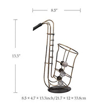 LHQ-HQ Decorazioni Arte Artigianato Saxophone casa cremagliera del Vino Decorazione in Ferro battuto Cucina di Raffreddamento di Vino del Desktop