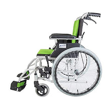 Sedie A Rotelle Semoventi, Manuale di Viaggio di Transito Portatile, Lega di Alluminio Leggera Pieghevole per Anziani da Casa Scooter Disabili con Freno Carrello per Scooter per Anziani/Disabili A