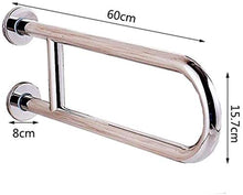 Maniglioni da Bagno Doccia Rails Sicuro corrimano corrimano in Acciaio Inox cassaforte e Bagno Maniglia 60 Centimetri Senza Problemi * 17,5 Centimetri Accessori da Bagno