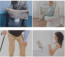 Sgabello da Toilette in plastica per Bagno, Sgabello da Bagno Antiscivolo con Gradino per Bagno, poggiapiedi per Sgabello da Bagno per alleviare la stitichezza 7.1 (Dimensioni: 17,5 cm)