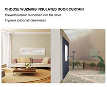 WUZMING Isolamento Termico Tenda A Prova di Vento Tenere Caldo Inverno Addensare Tenda Termica per Porta, per Corridoio Patio Porte, con Finestra Visiva