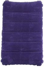 HongLianRiven Lettino da Viaggio Lettino da Viaggio 47x30cm Car Travel Bed materassino da Campeggio Molle Gonfiabile Viola Scuro Air Cushion Floccato Cuscino Capo Casa di Riposo Spazio Cuscini 6-3