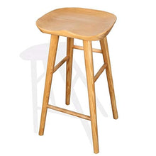 LF- Bar Stool Moderno Minimalista casa di Legno Solido Sedia Bambino Stool High Bar Stool Bar Stool semplicità (Size : 42 * 32 * 75cm)
