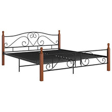 FAMIROSA Giroletto Nero in Metallo 180x200 cm-4937
