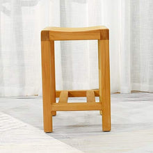 Sgabelli da Bagno, Panca per Doccia, bambù Bagno Termale Poggiapiedi Sedile da Bagno Impermeabile A Prova di umidità 150kg per Uso Interno, Ingresso, Giardino Esterno LSXIAO (Size : 42x28x33cm)