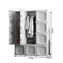 Cassapanche GGJIN Armadio stratificato Bianco Combinazione della Stanza Camera da Letto dello Studente di College Montaggio Semplice Push-Pull Moderna