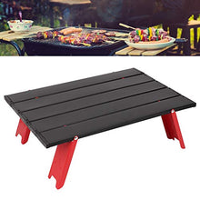 01 Tavolo da Campeggio Portatile, Tavolo da Spiaggia Portatile, Tavolo da Barbecue Leggero e Portatile per Barbecue all'aperto, Escursionismo e Pesca in Campeggio