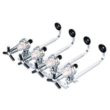 HONUTIGE - Distributore di vino a 4 bottiglie, con supporto da parete per bottiglie di liquori, a molla a testa in giù, dispenser di liquori, porta bevande ottiche, per casa, bar, KTV, night club