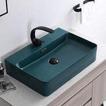 Lavandini bagno Lavelli da Bagno Lavabo in Ceramica Lavabo da Balcone Lavandino Verticale Vanità Facile da Pulire Pavone Blu Opaco Opaco smaltato Regalo