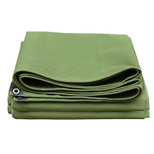 Telo Impermeabile Resistente, Tenda da Campeggio All'aperto Tela Cerata Verde Copertura per Piante da Giardino 450 G/M² con Occhiello in Metallo(Size:4×4M)
