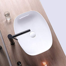 Yxx max -Lavabo Art Lavatoio controsoffitto del dispersore del Bacino di Ceramica for Il Guardaroba Bagno, Bianco Laccato Moderna Rettangolare (Senza Rubinetto) -50x38x13.5cm Lavandino del lavabo