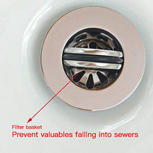 TIAS 42 Maniglia a Ribalta Piletta per Lavabo Piletta per Lavabo Piletta Ricambio Ottone Metallo Decorazione per Bagno Piletta per Lavabo