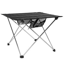 WolfGo - Tavolo da picnic pieghevole da ufficio, in tessuto, portatile, per barbecue, ufficio, campeggio, all'aperto, picnic