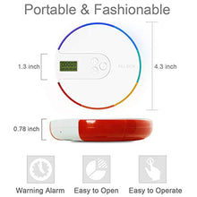 BrilliantDay Portapillole Elettronico Scatola Della Pillola con 7 Scomparti Dispenser automatico pillola con Orario e Sveglia Portatile per Viaggio Campeggio Lavoro#1