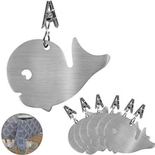 LOVEXIU Fermatovaglia Esterno,Clip Tovaglia Acciaio,Ganci Tovaglia Pesi 6pcs, Ferma Tovaglia da Tavola da Giardino,Tavolo PIC Nic,Tavolo Esterno, Campeggio,Mollettone Tavolo