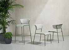 SCAB DESIGN Sgabello Modello Lisa Waterproof - Disponibile in 4 Colori & 2 Altezze - per Interni ed Esterni, RISTORAZIONE, Bar, Hotel, RISTORANTI, Pub (Avio E Avio, 65)