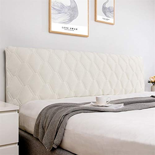 OOFAYWFD Copertura/Fodera per Testiera per Letto Copri Testata Letto 150/160/180/200 CM Matrimoniale/Singolo Premium Imbottita Elastica Copritestata Letto Velluto Protezione Anti-collisione Cuscino