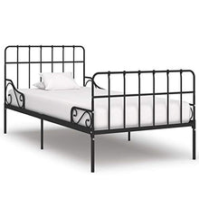 SKM Giroletto con Doghe Nero in Metallo 100x200 cm (18.9kg)