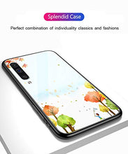 Suhctup Compatibile con Samsung Galaxy M20 Custodia Protettiva in Vetro Temperato 9H + Cornice Paraurti in TPU Silicone Morbido Assorbimento Degli Urti a 360 Gradi Protezione -libellula