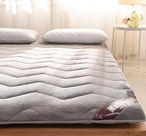 YOLL Materasso Tatami Giapponese Ispessimento Materasso Futon Pieghevole in Peluche, Materassi Letto futon Soggiorno Tappetino Universale Quattro Stagioni Pelo Letto Pigro stuoie per Cam