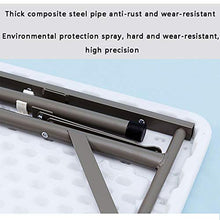 YRC Salva Spazio Tavolo Pieghevole Quadrato Tavolo da Pranzo per Uso Domestico Piccola scrivania all'aperto Picnic Artifatto Anti-Rust Craft Table .2021 Ultime. (Color : Black)