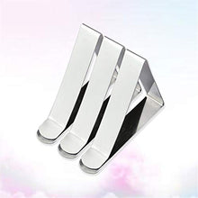 YAYANG Clamp 12pcs Tablecloth Clips in Acciaio Inox Triangolare Triangolare Tovaglia Portabicchieri Copertura da Tavolo Morsetti Regolabili per la Festa del Picnic di Nozze