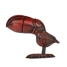 Sigaro da Forma di Uccello retrò Portatile Portatile con Supporto di Cenere Coperchio Adatto per Decorazioni Regalo Interne ed Esterne Indoor BJY969