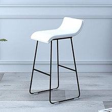 BDLYZ Yxsd Home Bar Sgabello caffè Tempo Libero Semplice Sgabello Bar Stool Designer sedie in Ferro battuto seggiolone Imbottito Bar (Color : B)